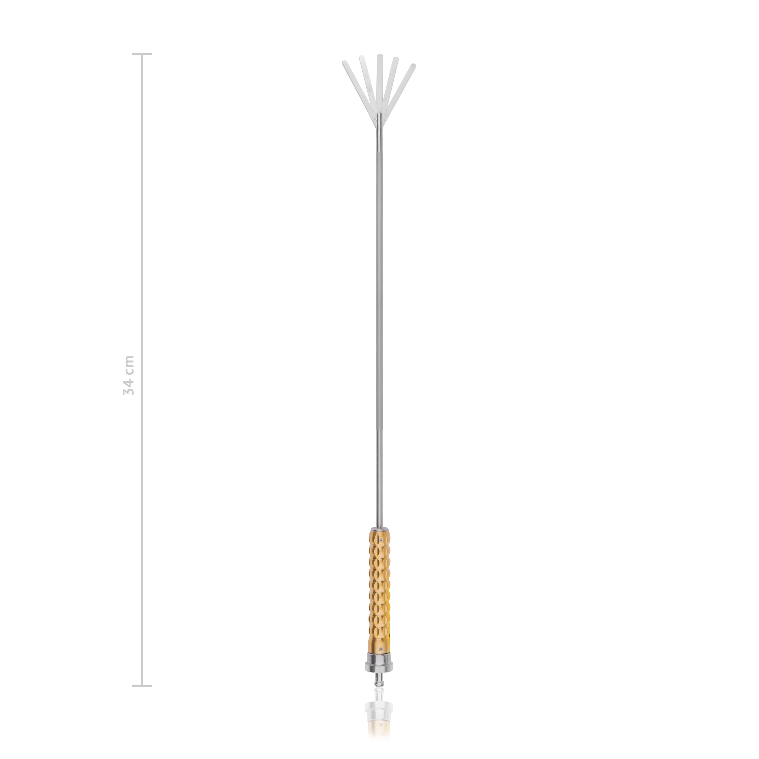 [DK]Retraktor med femfingret vifte, inkl. mål